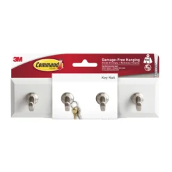 3M Command Quartz Medium Single Key Rail (Holds)0.9kg