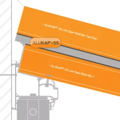 Alukap SS White Aluminium Low Profile Glazing Bar, (L)4.8m (W)60mm (T)140mm -Master Yale Shop alukap ss white aluminium low profile glazing bar l 4 8m w 60mm t 140mm5060521031346 02t bq