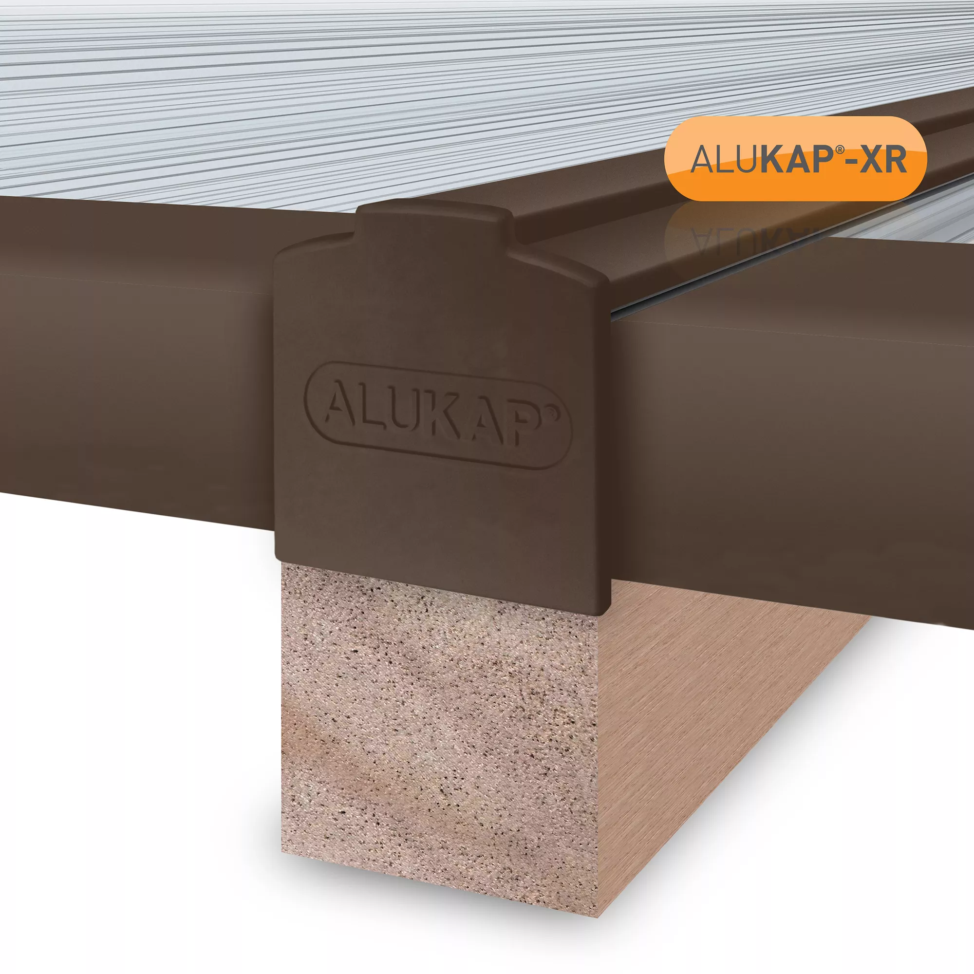 Alukap XR Brown Aluminium Glazing Bar, (L)3.6m (W)60mm 6 Alukap XR Brown Aluminium Glazing Bar, (L)3.6m (W)60mm - Image 6