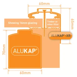 Alukap XR Brown Aluminium Glazing Bar, (L)4.8m (W)60mm (T)70mm 8 Alukap XR Brown Aluminium Glazing Bar, (L)4.8m (W)60mm (T)70mm -Master Yale Shop alukap xr brown aluminium glazing bar l 4 8m w 60mm t 70mm5060521030813 01t bq