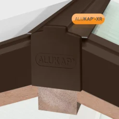 Alukap XR Brown Aluminium Glazing Bar, (L)4.8m (W)80mm (T)35mm -Master Yale Shop alukap xr brown aluminium glazing bar l 4 8m w 80mm t 35mm5060521030899 02i bq