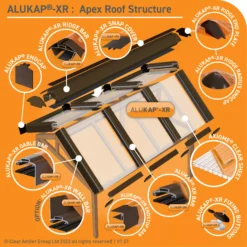 Alukap XR Brown Endstop (L)4800mm (W)40mm (T)50mm -Master Yale Shop alukap xr brown endstop l 4800mm w 40mm t 50mm5060521030615 02t bq