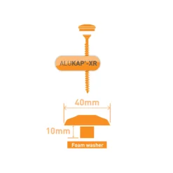 Alukap XR PZ Brown Polycarbonate (PC) & Steel Roofing Screw (Dia)40mm (L)55mm, Pack Of 50 -Master Yale Shop alukap xr pz brown polycarbonate pc steel roofing screw dia 40mm l 55mm pack of 505060521032718 01t bq