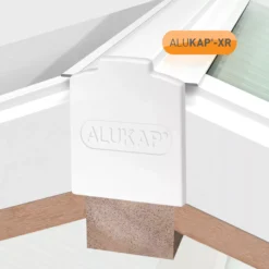 Alukap XR White Aluminium Glazing Bar, (L)3m (W)80mm (T)35mm -Master Yale Shop alukap xr white aluminium glazing bar l 3m w 80mm t 35mm5060521030882 02i bq