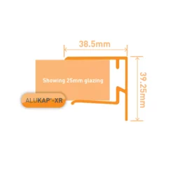 Alukap XR White Endstop (L)3000mm (W)40mm (T)50mm -Master Yale Shop alukap xr white endstop l 3000mm w 40mm t 50mm5060521030677 01t bq