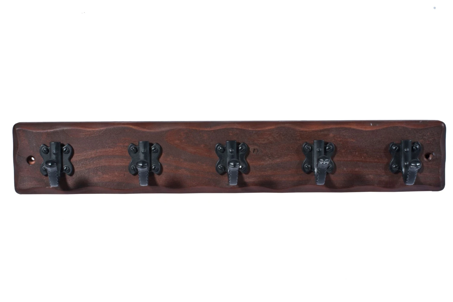 Antique Effect Pine Tudor 5 Hook Rail, (L)499mm 1 Antique Effect Pine Tudor 5 Hook Rail, (L)499mm