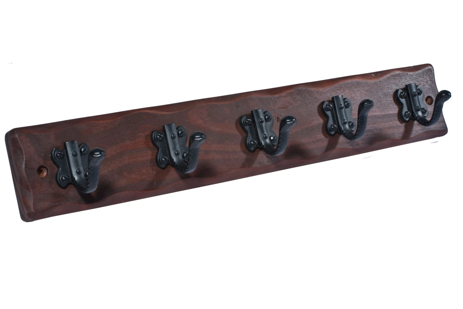 Antique Effect Pine Tudor 5 Hook Rail, (L)499mm 2 Antique Effect Pine Tudor 5 Hook Rail, (L)499mm - Image 2