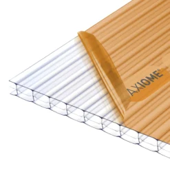 Axiome Clear Polycarbonate Multiwall Roofing Sheet (L)5m (W)690mm (T)16mm