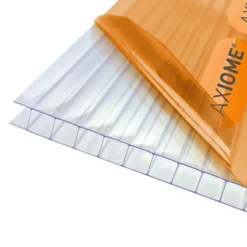 Axiome Clear Polycarbonate Twinwall Roofing Sheet (L)3m (W)690mm (T)10mm