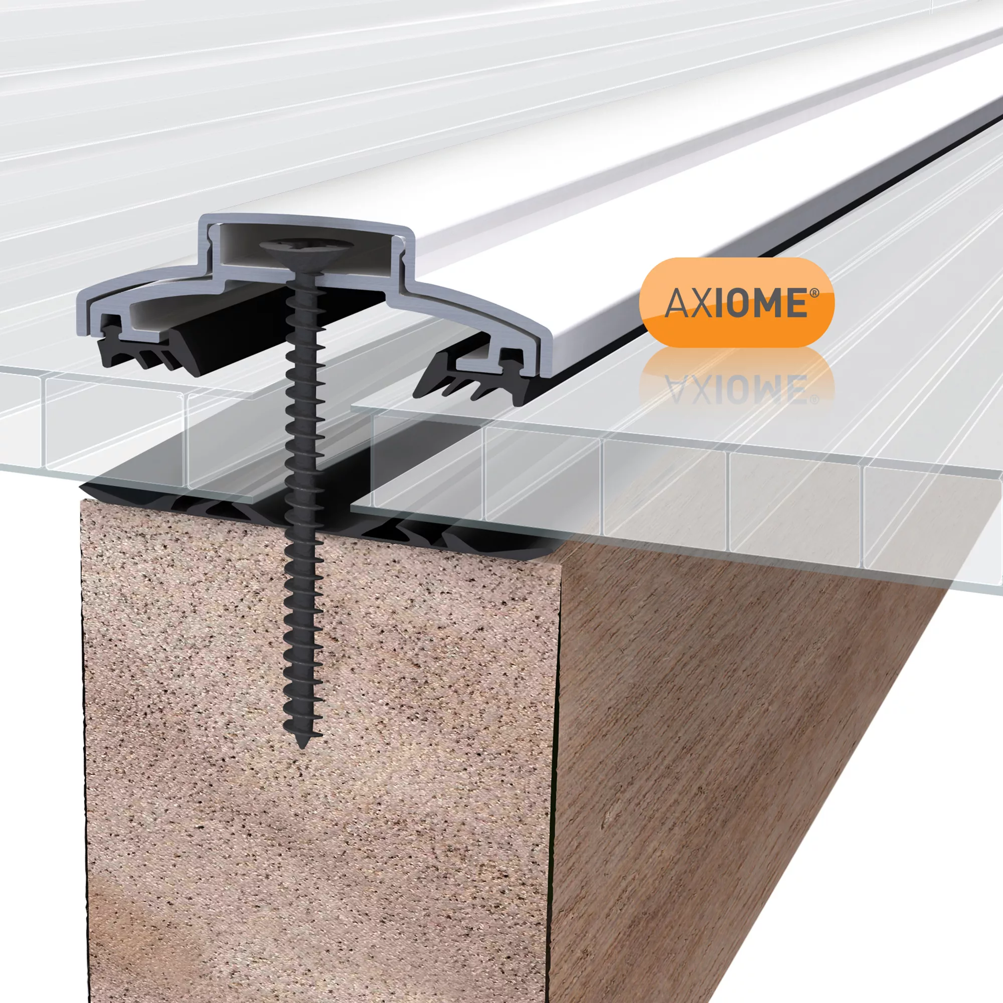 Axiome Opal Effect Polycarbonate Twinwall Roofing Sheet (L)4m (W)690mm (T)10mm 2 Axiome Opal Effect Polycarbonate Twinwall Roofing Sheet (L)4m (W)690mm (T)10mm - Image 2