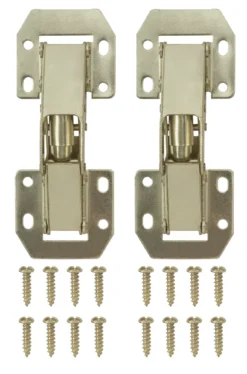 B&Q Brass Effect Metal Sprung Door Hinge N350 (L)106mm, Pack Of 2
