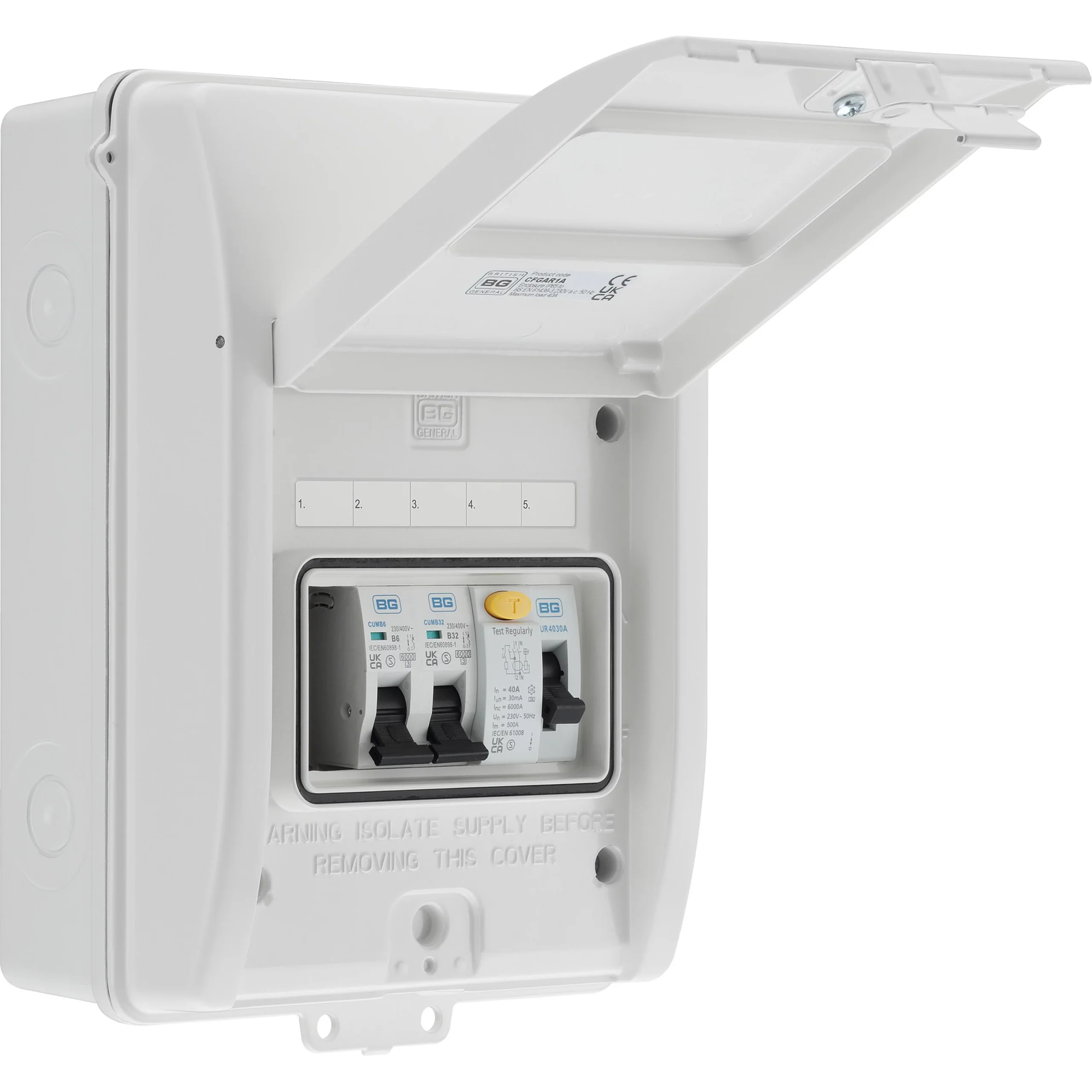 BG 63A 2-way Garage Enclosure Consumer Unit 3 BG 63A 2-way Garage Enclosure Consumer Unit - Image 3