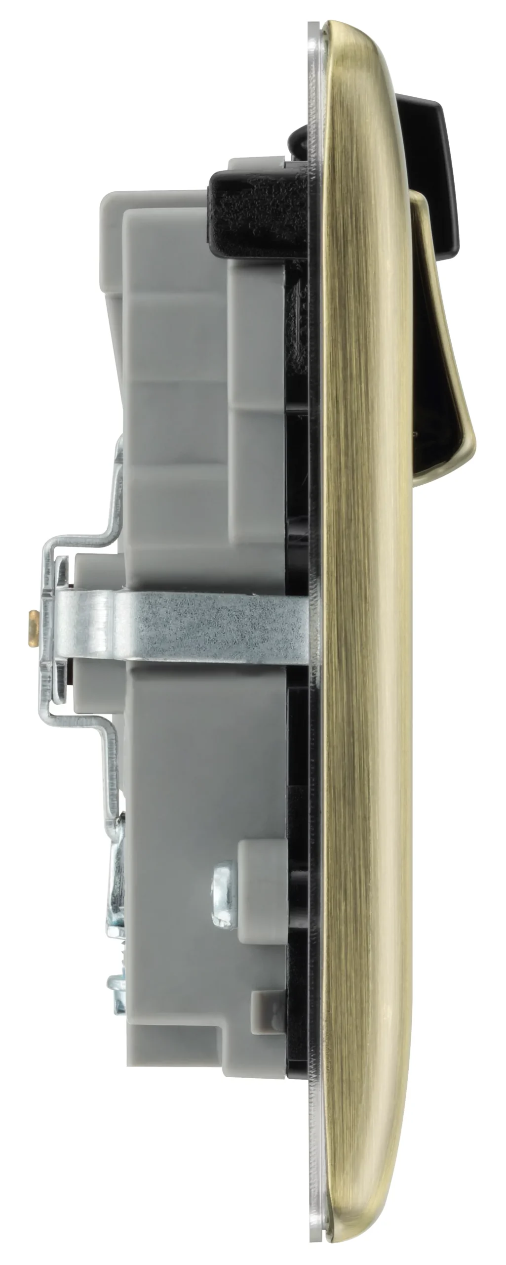 BG Antique Brass 13A Raised Slim Switched Double WiFi Extender Socket With USB 5 BG Antique Brass 13A Raised Slim Switched Double WiFi Extender Socket With USB - Image 5