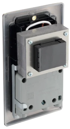 BG Antique Brass Double Screwed Shaver Socket -Master Yale Shop bg antique brass double screwed shaver socket5050765214001 06c bq scaled