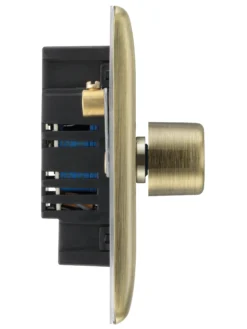 BG Antique Brass Profile Single 2 Way 400W Dimmer Switch 10 BG Antique Brass Profile Single 2 Way 400W Dimmer Switch -Master Yale Shop bg antique brass profile single 2 way 400w dimmer switch5050765214117 05c scaled