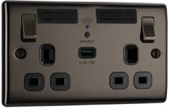 BG Black Nickel 13A Switched Double WiFi Extender Socket With USB -Master Yale Shop bg black nickel 13a switched double wifi extender socket with usb5050765160919 03c scaled