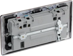 BG Black Nickel 13A Switched Double WiFi Extender Socket With USB -Master Yale Shop bg black nickel 13a switched double wifi extender socket with usb5050765160919 21c scaled