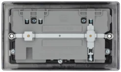 BG Black Nickel Double 13A Switched Socket With USB X2 4.2A & Black Inserts -Master Yale Shop bg black nickel double 13a switched socket with usb x2 4 2a black inserts5050765213493 04c scaled