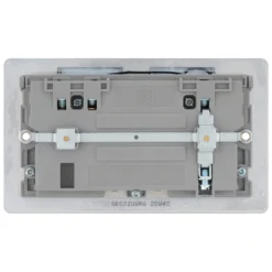 BG Brushed Steel 13A Flat Switched Double WiFi Extender Socket With USB -Master Yale Shop bg brushed steel 13a flat switched double wifi extender socket with usb5050765212984 04c bq scaled