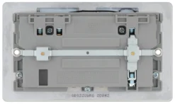 BG Brushed Steel 13A Flat Switched Double WiFi Extender Socket With USB -Master Yale Shop bg brushed steel 13a flat switched double wifi extender socket with usb5050765212984 05c scaled