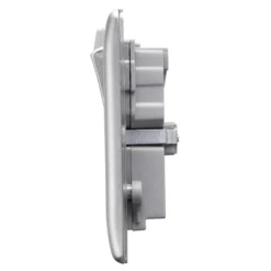 BG Brushed Steel 13A Raised Slim Switched Double WiFi Extender Socket With USB -Master Yale Shop bg brushed steel 13a raised slim switched double wifi extender socket with usb5050765213516 05c scaled