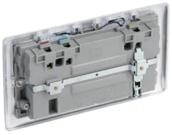 BG Brushed Steel 13A Raised Slim Switched Double WiFi Extender Socket With USB -Master Yale Shop bg brushed steel 13a raised slim switched double wifi extender socket with usb5050765213516 21c scaled