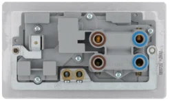 BG Brushed Steel Cooker Switch & Socket With Neon & Grey Inserts -Master Yale Shop bg brushed steel cooker switch socket with neon grey inserts5050765005906 04c bq scaled