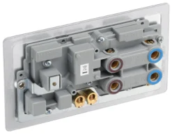 BG Brushed Steel Cooker Switch & Socket With Neon & Grey Inserts -Master Yale Shop bg brushed steel cooker switch socket with neon grey inserts5050765005906 21c bq scaled