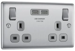 BG Brushed Steel Double 13A Switched Socket With USB X2 3.1A & Grey Inserts 8 BG Brushed Steel Double 13A Switched Socket With USB X2 3.1A & Grey Inserts -Master Yale Shop bg brushed steel double 13a switched socket with usb x2 3 1a grey inserts5050765213226 03c scaled
