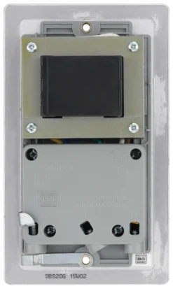 BG Brushed Steel Double Flat Screwed Shaver Socket Matt Steel Effect 9 BG Brushed Steel Double Flat Screwed Shaver Socket Matt Steel Effect -Master Yale Shop bg brushed steel double flat screwed shaver socket matt steel effect5050765008204 04c scaled