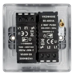 BG Brushed Steel Profile Double 2 Way 400W Dimmer Switch -Master Yale Shop bg brushed steel profile double 2 way 400w dimmer switch5050765213318 04c scaled