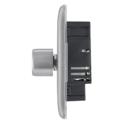 BG Brushed Steel Profile Single 2 Way 400W Dimmer Switch -Master Yale Shop bg brushed steel profile single 2 way 400w dimmer switch5050765213301 05c scaled