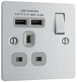 BG Brushed Steel Single 13A Switched Socket With USB X2 & Grey Inserts 8 BG Brushed Steel Single 13A Switched Socket With USB X2 & Grey Inserts -Master Yale Shop bg brushed steel single 13a switched socket with usb x2 grey inserts5050765212977 01c bq scaled