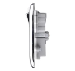 BG Chrome 13A Raised Slim Switched Double WiFi Extender Socket With USB -Master Yale Shop bg chrome 13a raised slim switched double wifi extender socket with usb5050765214179 05c scaled