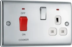 BG Chrome Cooker Switch & Socket With Neon & White Inserts -Master Yale Shop bg chrome cooker switch socket with neon white inserts5050765020114 03c scaled