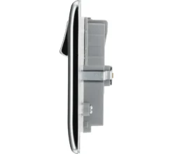 BG Chrome Double 13A Switched Socket With USB X2 3.1A & White Inserts -Master Yale Shop bg chrome double 13a switched socket with usb x2 3 1a white inserts5050765136983 05c scaled