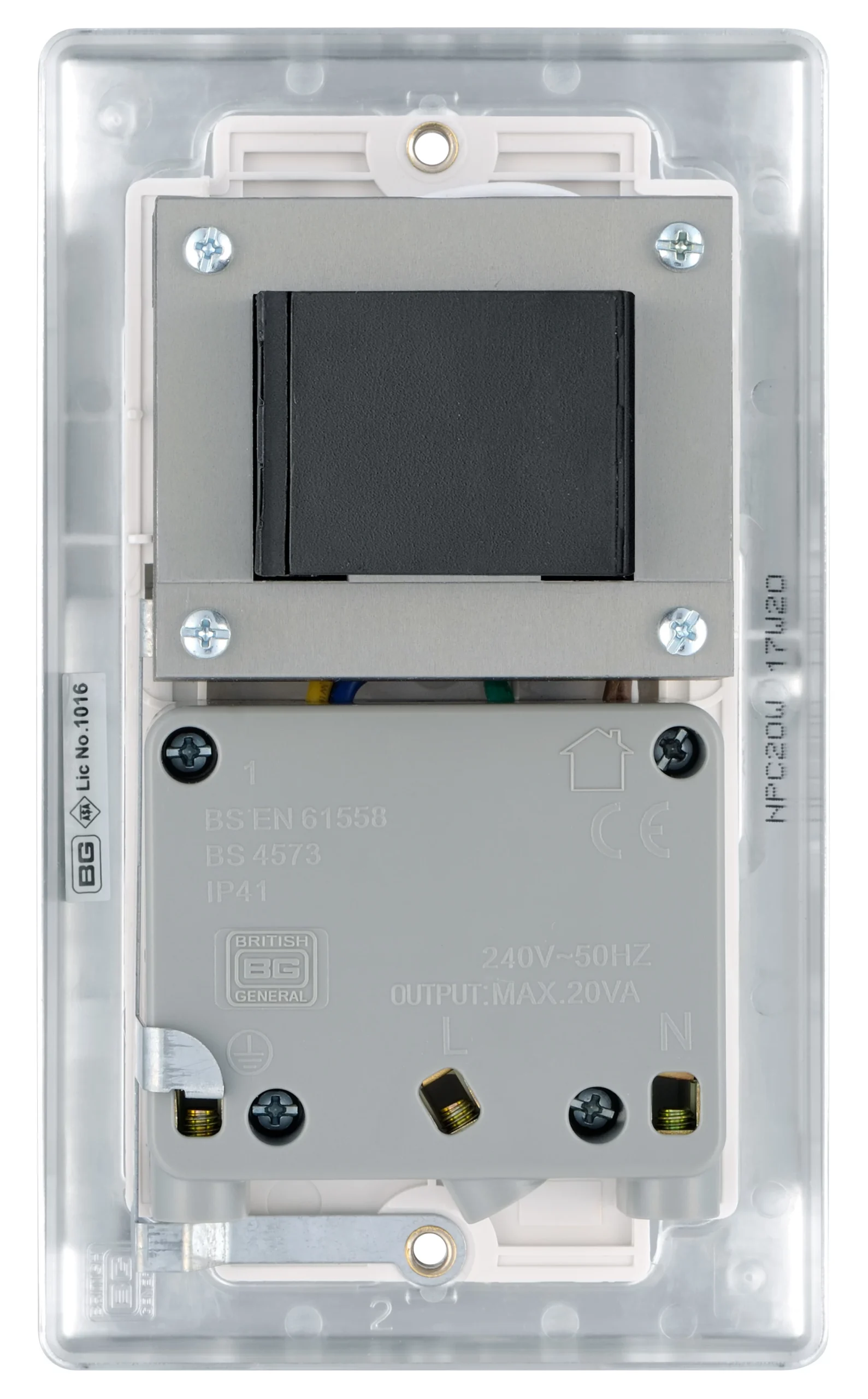 BG Chrome Double Screwed Shaver Socket 4 BG Chrome Double Screwed Shaver Socket - Image 4