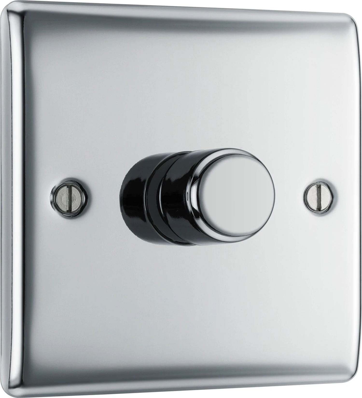 BG Chrome Raised Slim Profile Single 2 Way 400W Dimmer Switch 3 BG Chrome Raised Slim Profile Single 2 Way 400W Dimmer Switch - Image 3