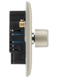 BG Nickel Raised Slim Profile Double 2 Way 400W Dimmer Switch -Master Yale Shop bg nickel raised slim profile double 2 way 400w dimmer switch5050765213479 05c scaled