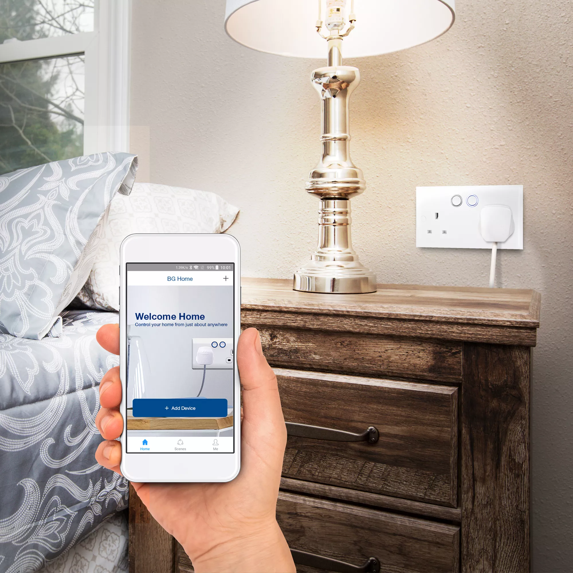 BG Smart White 13A 2 Gang Socket 5 BG Smart White 13A 2 Gang Socket - Image 5