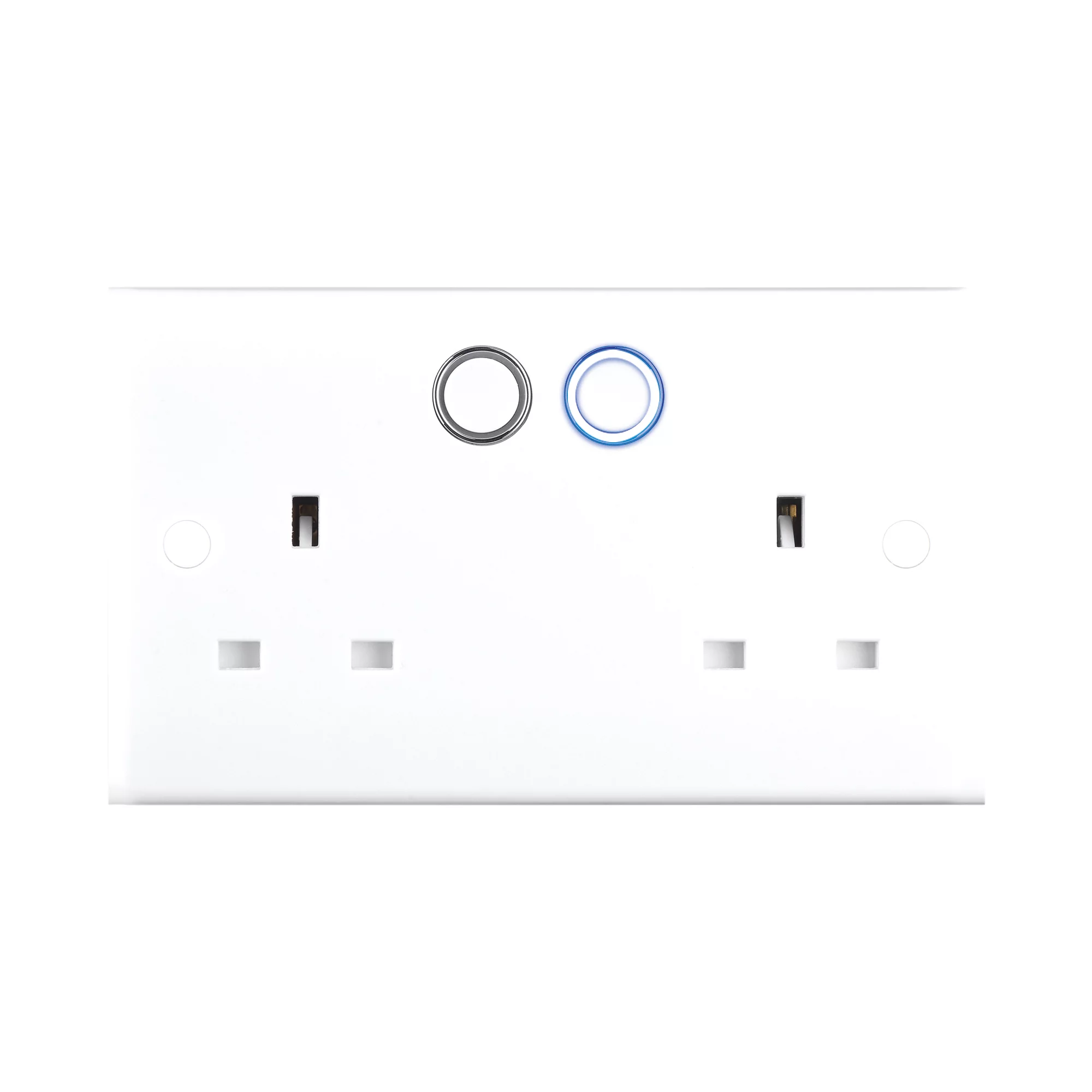 BG Smart White 13A 2 Gang Socket 2 BG Smart White 13A 2 Gang Socket - Image 2