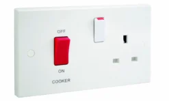 BG White Cooker Switch & Socket -Master Yale Shop bg white cooker switch socket5021166971008 03c bq