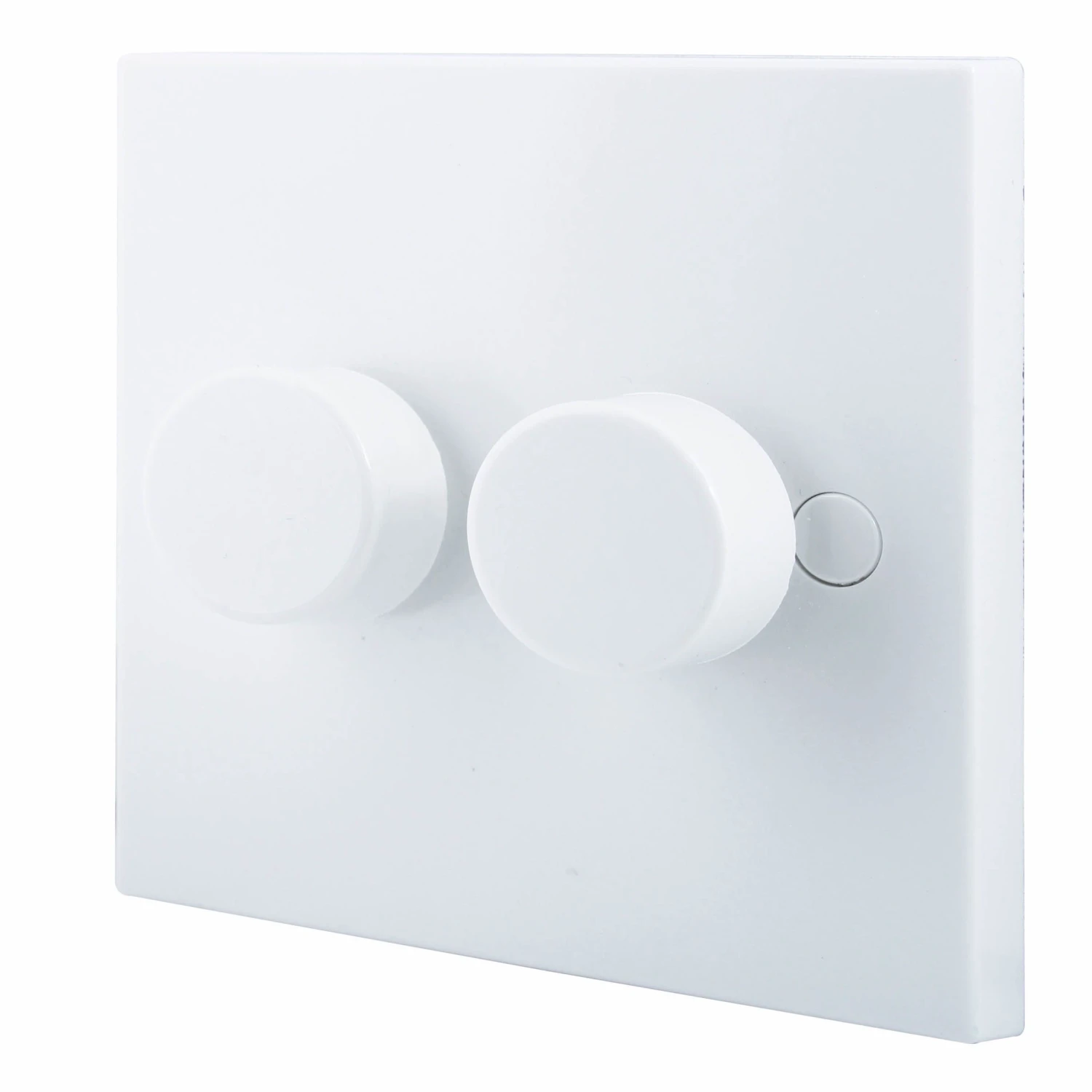 BG White Profile Double 2 Way 400W Dimmer Switch 1 BG White Profile Double 2 Way 400W Dimmer Switch