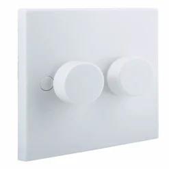 BG White Profile Double 2 Way 400W Dimmer Switch 7 BG White Profile Double 2 Way 400W Dimmer Switch -Master Yale Shop bg white profile double 2 way 400w dimmer switch5021166982004 03c bq