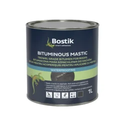 Bostik Black Bituminous Mastic, 1L