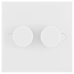 British General Profile Double 2 Way 200W Dimmer Switch