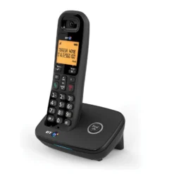 BT Everyday DECT Black Cordless Telephone With Nuisance Call Blocker