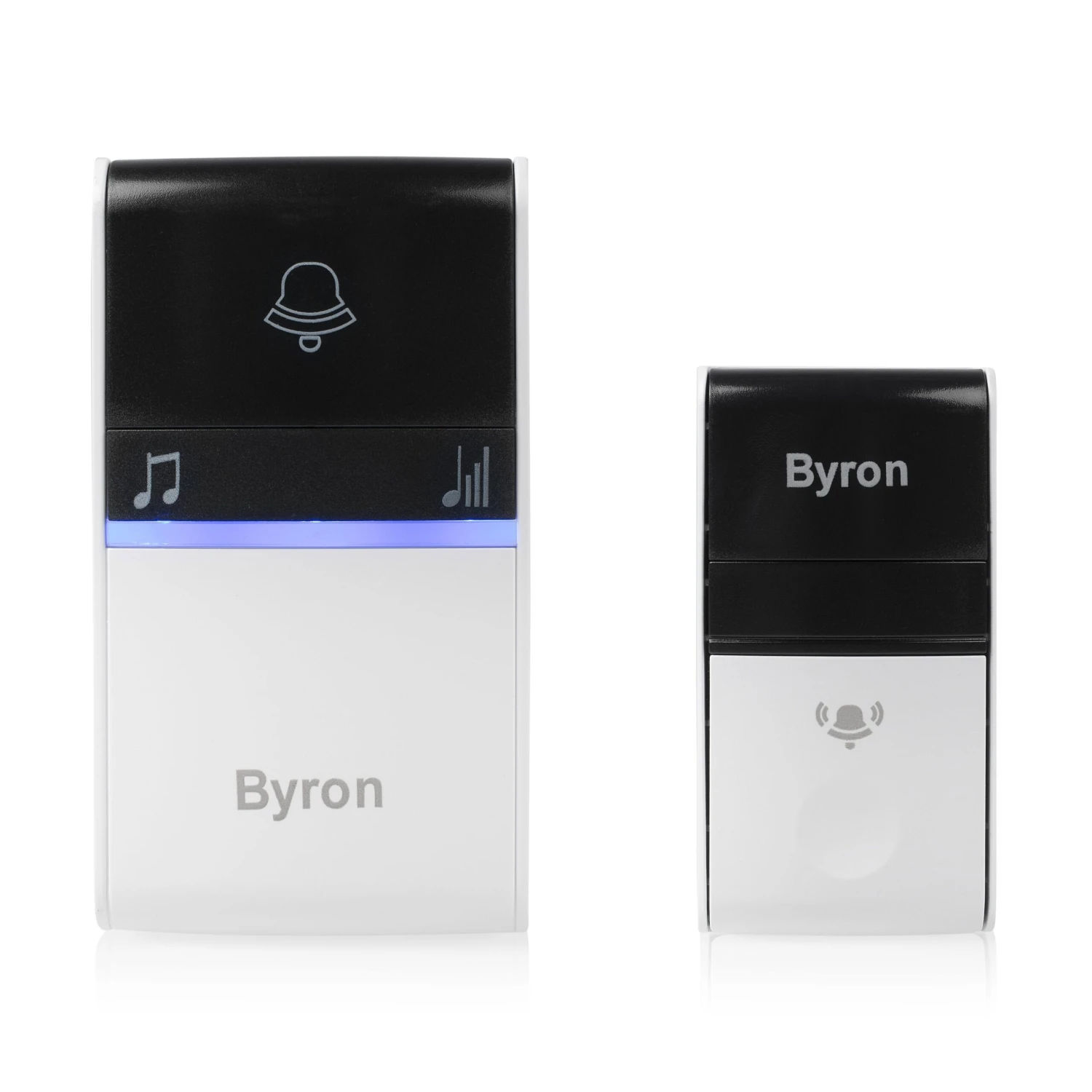 Byron Kinetic White Wireless Door Chime, Set Of 2 1 Byron Kinetic White Wireless Door Chime, Set Of 2