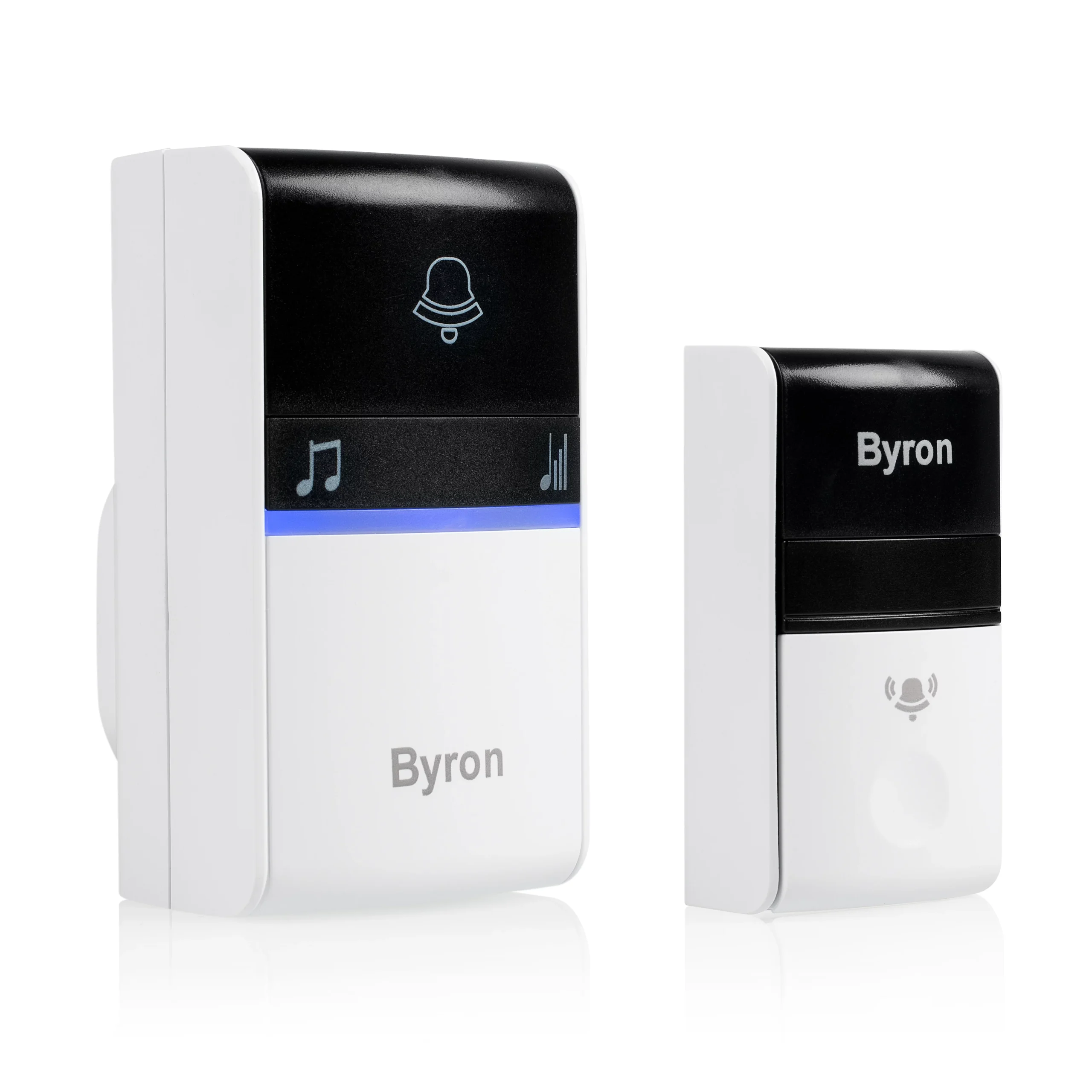 Byron Kinetic White Wireless Door Chime, Set Of 2 2 Byron Kinetic White Wireless Door Chime, Set Of 2 - Image 2