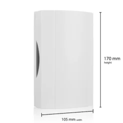 Byron White Wired Mains-powered Wired Door Chime, Set Of 4 -Master Yale Shop byron white wired mains powered wired door chime set of 48712836977112 01t bq